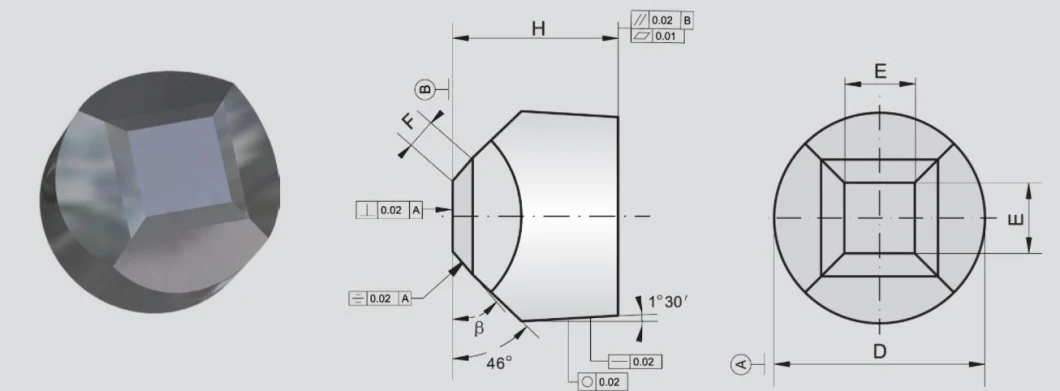 Direct Factory Sales Tungsten Carbide Anvil for Artificial Diamond Production